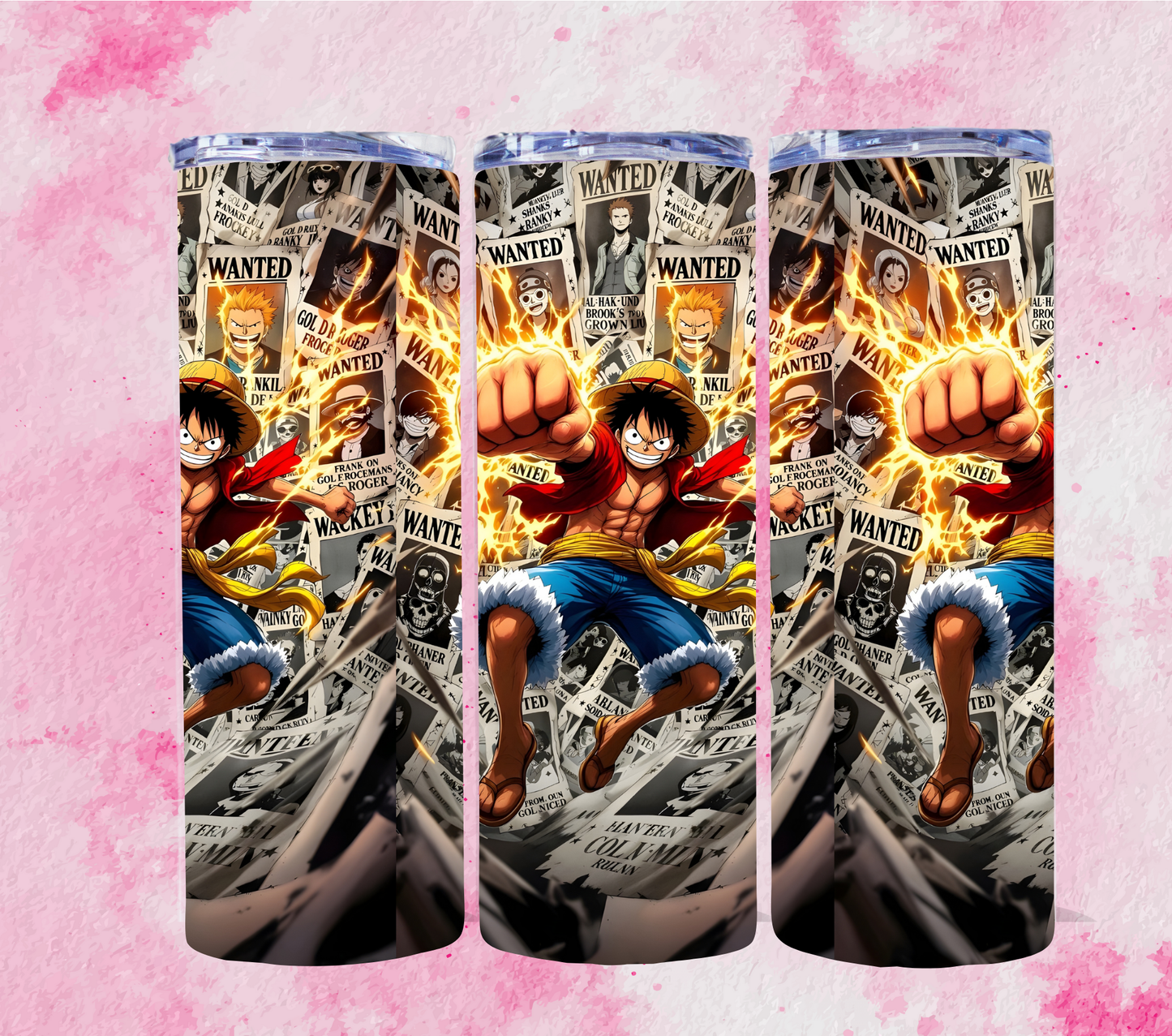 Straw Hat Pirate Crew 20 oz skinny tumbler