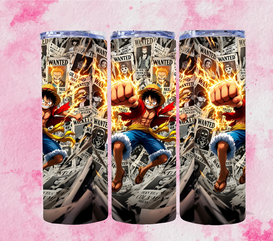 Straw Hat Pirate Crew 20 oz skinny tumbler