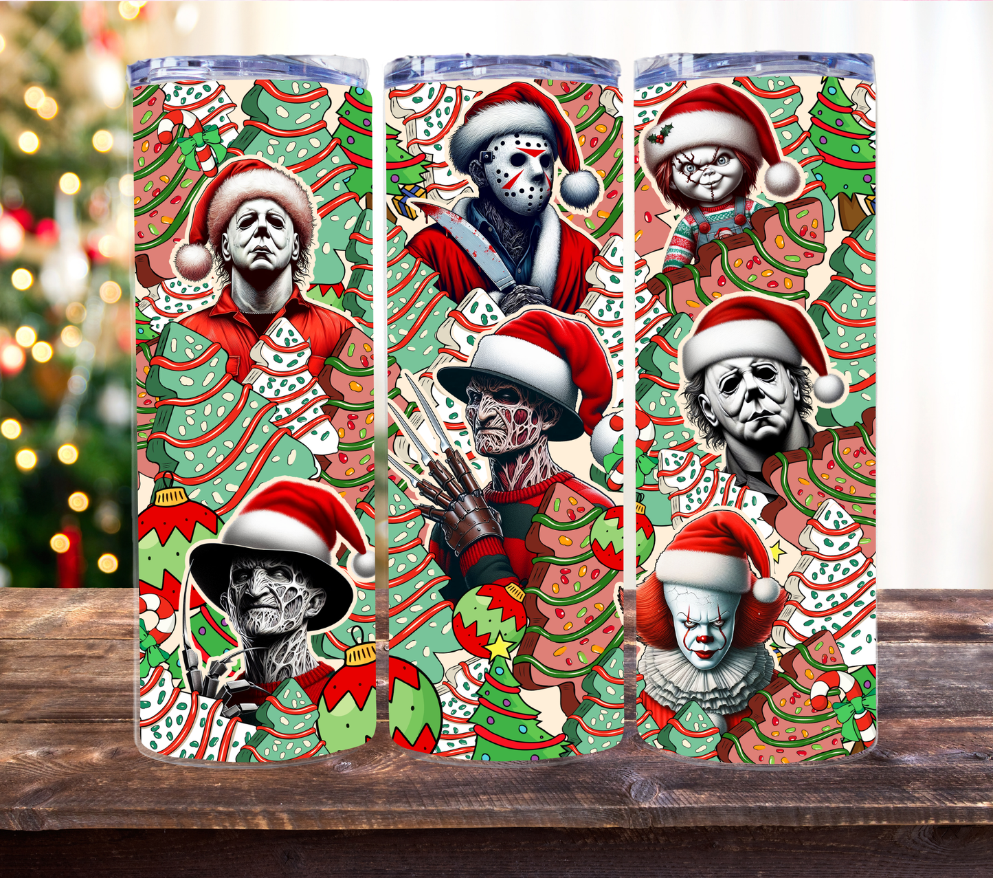 Holiday Killer Crew 20 oz skinny tumbler