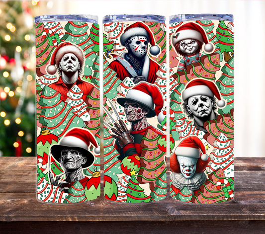 Holiday Killer Crew 20 oz skinny tumbler