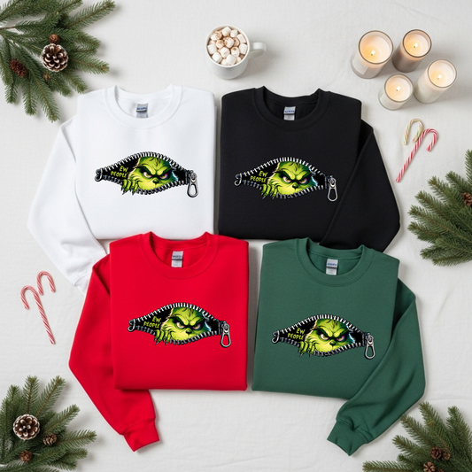 Ew People Zipper Pear Sweatshirt