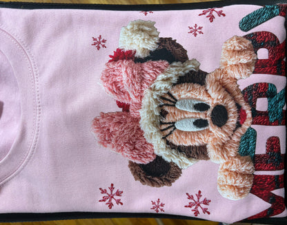 Holiday Cute Mouse Crewneck