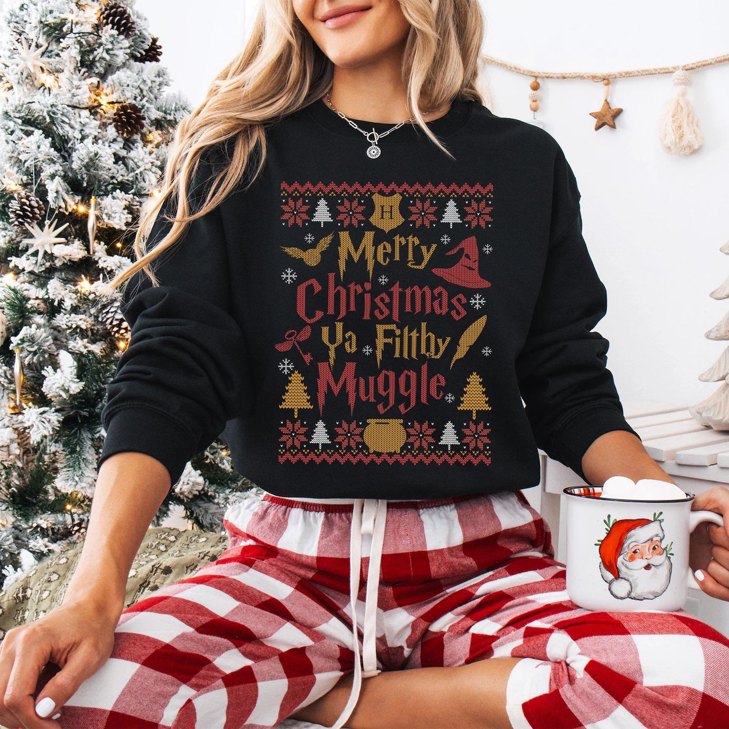 Potter Christmas crewneck